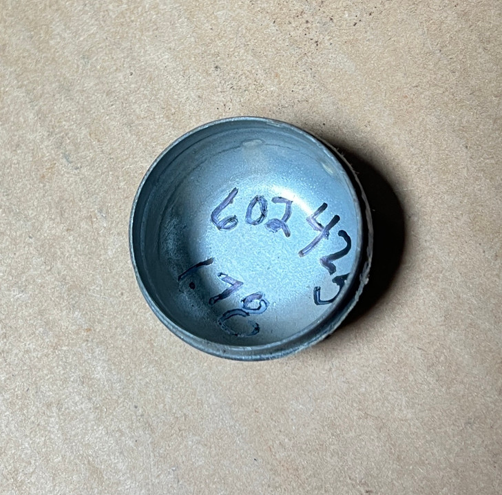 70602425 Allis-Chalmers 1.78" Domed Grease CAP, Dust Cap