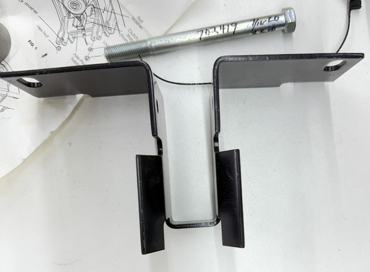 702447 Lawn-Boy Electric Clutch Stop BRACKET, LB702447 part of Kit Part Number 741727, LB741727.