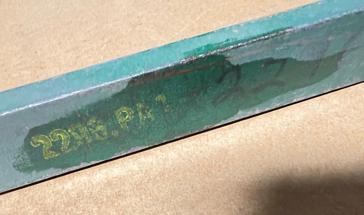 2296PA NEW Idea STRAIGHTENER. Channel with Pin. Some have a nut welded in them