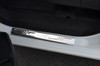 Chrome Door Sill Trim Covers Scuff Protectors Set To Fit Citroen C1 (2005-14)