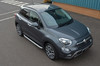 Aluminium Side Steps Bars Running Boards To Fit Fiat 500X (2014+)