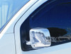 Chrome Wing Mirror Trim Set Covers To Fit Fiat Qubo (2007+)