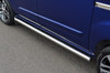 Chrome Side Step Tubes Bars Set S.Steel To Fit LWB Ford Tourneo Custom (2012+)