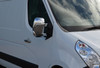 Chrome Wing Mirror Trim Set Covers To Fit Nissan NV400 (2010+)