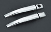 Chrome Door Handle Trim Set Covers To Fit Peugeot 207 2dr (2006-12)