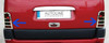 Chrome Rear Tail Light Surrounds Trim Covers To Fit Peugeot Partner (1997-08)