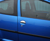 Chrome Door Handle Trim Set Covers To Fit Peugeot 206 2dr (1998-12)