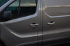 Chrome Door Handle Trim Set Covers To Fit Vauxhall / Opel Vivaro 4dr (2014+)