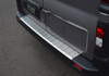 Brushed Bumper Sill Protector Trim Cover To Fit Vauxhall / Opel Vivaro (2014+)