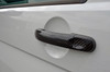 Carbon Fibre Door Handle Trim Covers To Fit Volkswagen Caddy (2004-15)