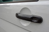 Carbon Fibre Door Handle Trim Covers To Fit Volkswagen Touran (2003-15)