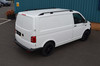 Black Roof Rack Rails Side Bars To Fit LWB Volkswagen T5 Caravelle (2004-15)