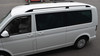 Black Roof Rack Rails Side Bars To Fit SWB Volkswagen T5 Caravelle (2004-15)