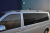Roof Rack Rails Side Bars Set To Fit LWB Volkswagen T5 Caravelle (2004-15)