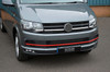 3Pc Red Bumper Grille Trim Accents To Fit Volkswagen T6 Caravelle (2016+)