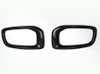 Carbon Fibre Fog Light Lamp Trim Covers Accents To Fit Jeep Renegade (2015-18)