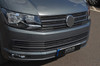2Pc Carbon Fibre Lower Grille Accent Trim To Fit Volkswagen T6 Transporter (16+)