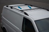 Black Cross Bar Rail Set To Fit Roof Side Bars To Fit Fiat Qubo (2007+)