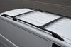 Black Cross Bar Rail Set For Roof Side Bars To Fit Mercedes-Benz Vito W447 (15+)