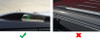 Black Cross Bars For Roof Rails To Fit Mercedes-Benz Vito (03-14) 100KG Lockable