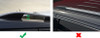 Black Cross Bars For Roof Rails To Fit Mercedes-Benz Vito (2015+) 100KG Lockable