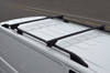 Black Cross Bars For Roof Rails To Fit Mercedes-Benz V-Class 15+ 100KG Lockable