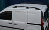 Black Aluminium Roof Rack Rails Side Bars Set To Fit LWB Renault Kangoo (2008+)