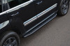 Black Aluminium Side Steps Bars Running Boards To Fit Hyundai Santa Fe I (00-06)