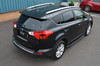 Black Aluminium Side Steps Bars Running Boards To Fit Hyundai Santa Fe III (12+)