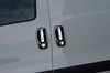 Chrome Door Handle Trim Set Covers & Surrounds To Fit Fiat Doblo (2010+)