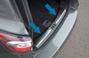 Inner Chrome Rear Bumper Sill Protector Trim Covers To Fit Ford Kuga (2017-19)