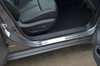 Chrome Door Sill Protectors Kick Plates To Fit Nissan X-Trail (2014+)