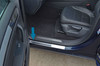 Chrome Door Sill Protectors Kick Plates To Fit Volkswagen Touareg (2011+)