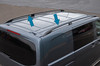 Black Roof Rack Bars Side Rails For Compact L1 Mercedes Vito W639 (2003-14)