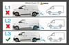Aluminium Roof Rack Rails Side Bars To Fit XL (L3) Citroen Dispatch (2016+)