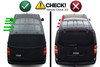 Black Aluminium Roof Rack Rails Side Bars To Fit M (L2) Citroen Dispatch 2016+