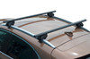 Black Cross Bars For Roof Rails To Fit Dacia Lodgy (2012+) 75KG Lockable