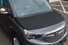 Black Front Bonnet Bra Protector To Fit Vauxhall / Opel Combo E (2019+)