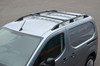 Black Aluminium Roof Rails and Cross Bars Set To Fit L1 Peugeot Partner (2019+)