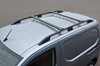 Black Aluminium Roof Rails and Cross Bars Set To Fit L1 Peugeot Partner (2019+)