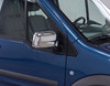 Chrome Wing Mirror Trim Set Covers To Fit Ford Transit Connect LHD (2009-12)