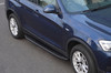 Black Aluminium Side Steps Bars Running Boards To Fit BMW X3 (2011-17)