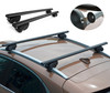 Black Cross Bars For Roof Rails To Fit Volvo XC40 (2018+) 75KG Lockable