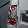 Chrome Rear Tail Light Trim Covers Set To Fit Ford Transit Connect (09-12)