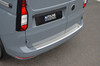 To Fit Volkswagen Caddy (2021+): Rear Bumper Protector Guard Brushed Steel
