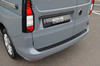 To Fit Volkswagen Caddy (2021+): Gloss Black Rear Bumper Protector Scratch Guard