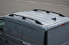 Black Aluminium Roof Rack Rails Side Bars To Fit L1 Volkswagen Caddy (2021+)