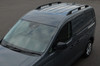 Black Aluminium Roof Rack Rails Side Bars To Fit L1 Volkswagen Caddy (2021+)