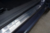 Chrome Door Sill Trim Covers Scuff Protectors Set To Fit Ford Fiesta (2002-09)
