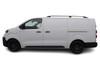 Black Aluminium Roof Rack Rails Side Bars To Fit Long (L3) Fiat Scudo (2022+)